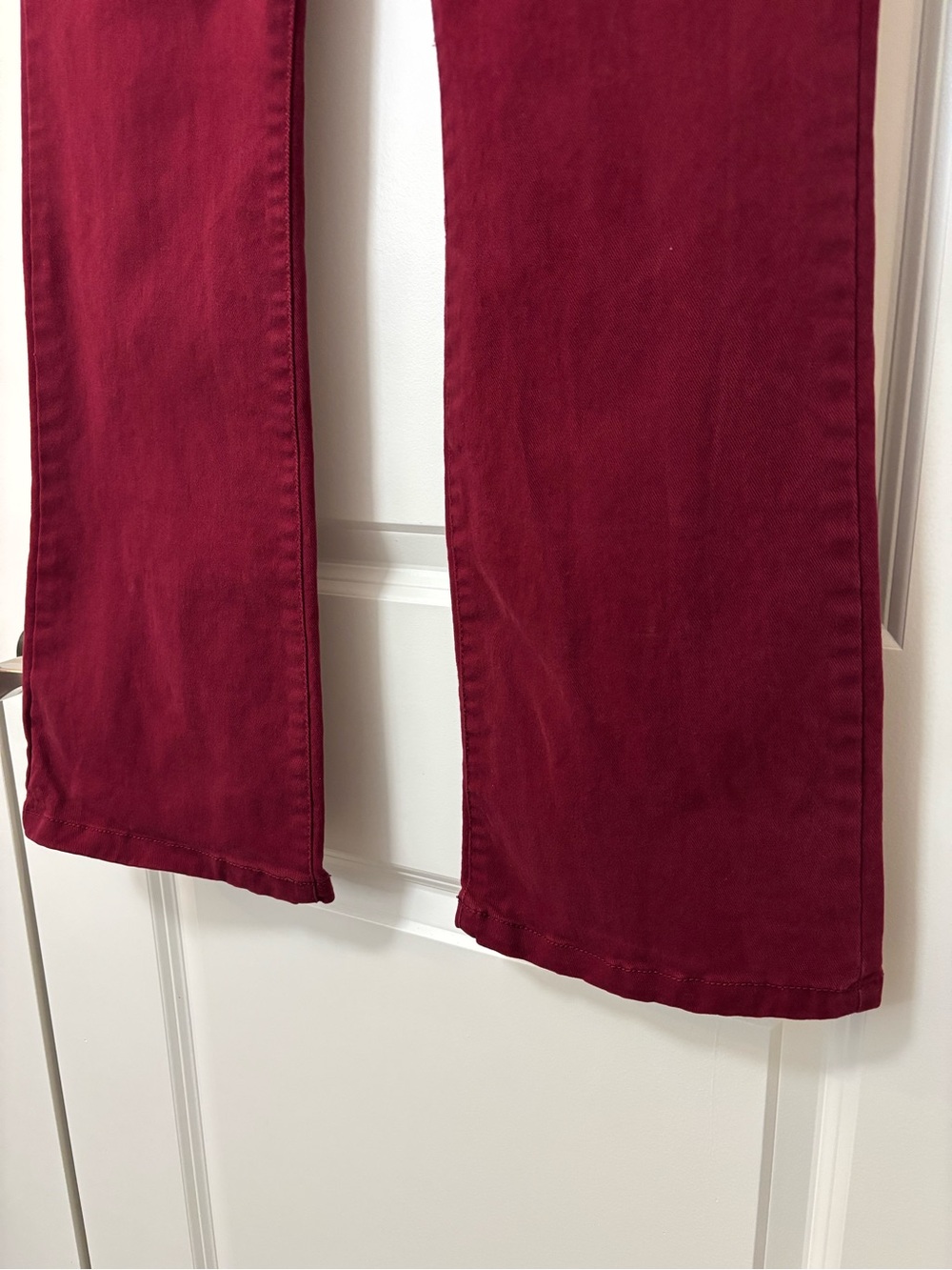 Draper James Burgundy Straight Leg Pants, Size 30 - Picture 5 of 8